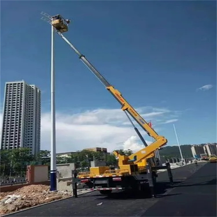 青松乡维修路灯的曲臂升降车出租