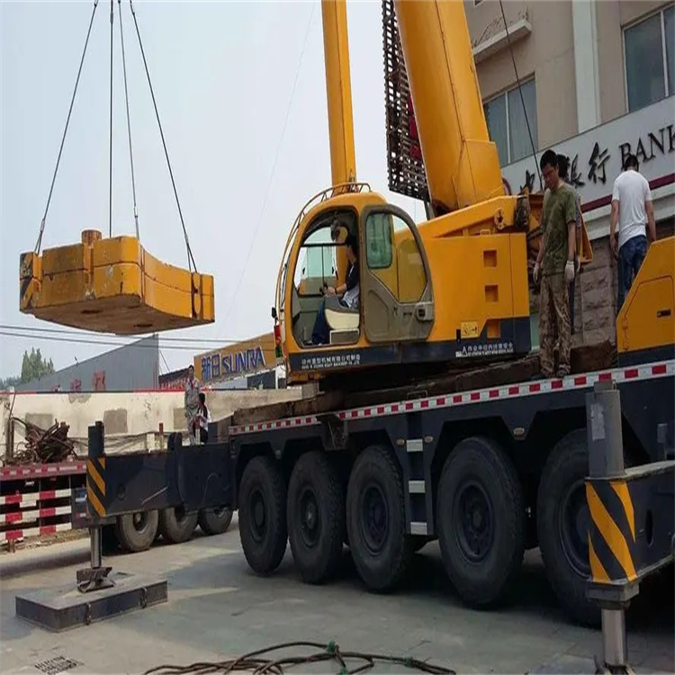 青松乡当地吊车出租|机器吊装|75吨|工厂搬迁服务